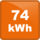 74 kWh