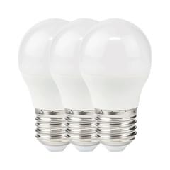 Nedis LED-Tropfenlampe 4,9W E27 matt 3er Pack