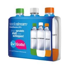 SodaStream PET-Flasche 1 Liter 2+1er Pack
